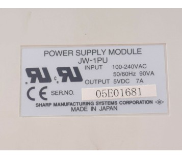 SHARP JW-1PU JW1PU POWER SUPPLY MODULE 