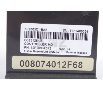 FISCHER EMERSON DELTA V KJ2003X1-BA2 KJ2003X1BA2 12P2093X072 REV. H