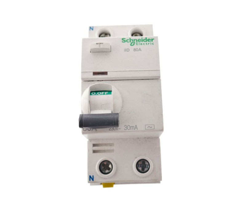 SCHNEIDER 30mA 80A 2 POLE RCCB A9Z11280