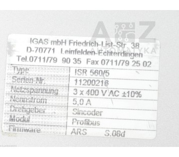 IGAS ISR560/5 ISR 560/5 ISR-560