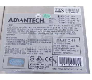 ADVANTECH IPPC-9150T IPPC9150T 