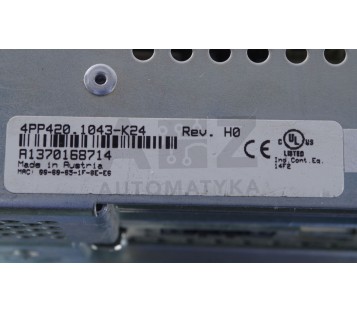 B&R 4PP420.1043-K24 4PP4201043K24 REV. H0 Power Panel PP420