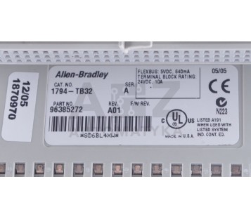 ALLEN BRADLEY 1794-TB32 1794 TB32 1794TB32 96385272 92415471