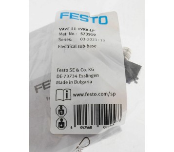 FESTO VAVE-L1-1VR8-LP 573919 VAVEL11VR8LP ! NEW !