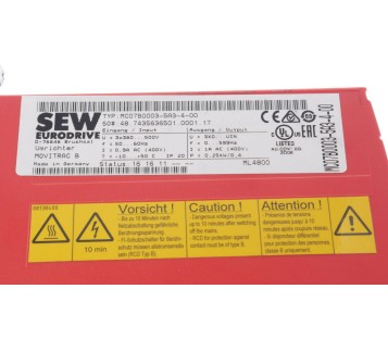 SEW MC07B0003-5A3-4-00 MC07B00035A3400 