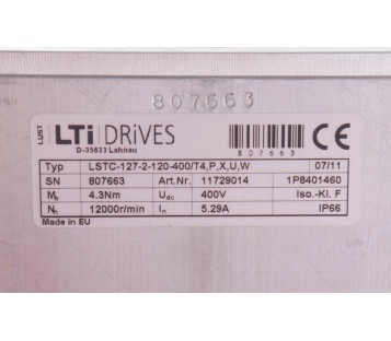 LTI LSTC-127-2-120-400/T4,4,X,U,W 11729014 