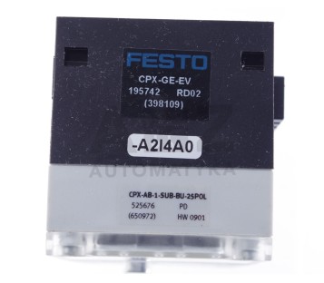 FESTO CPX-GE-EV CPXGEEV 195742 + CPX-AB-1-SUB-BU-25POL  CPXAB1SUBBU25POL 525676 