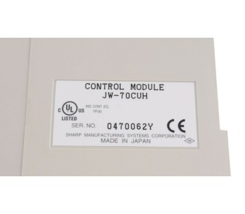 SHARP JW-70CUH JW70CUH CONTROL MODULE 