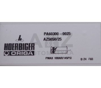 ORIGA PA60300-0025 PA60300 AZ5050/25  AZ505025 