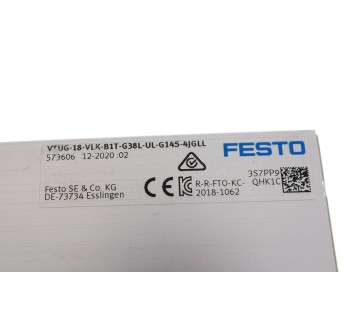 FESTO 573606 VTUG-18-VLK-B1T-G38L-UL-G14S-4JGLL