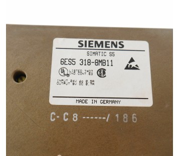 SIEMENS 6ES5 318-8MB11 6ES5318-8MB11 ET200U 6ES53188MB11