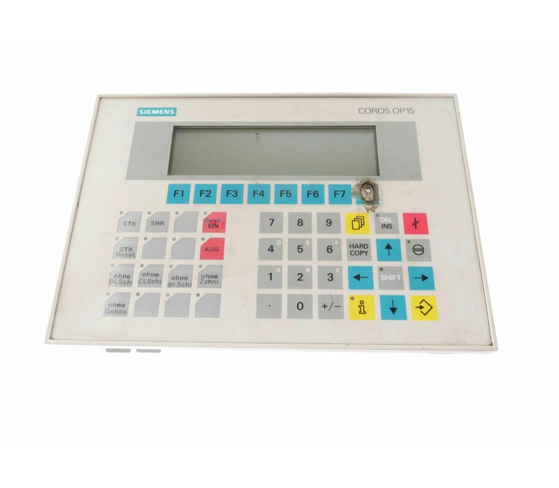 SIEMENS OP15-C1 6AV3515-1MA30 OP15C1 6AV35151MA30 (F8 BUTTON DEFECT)
