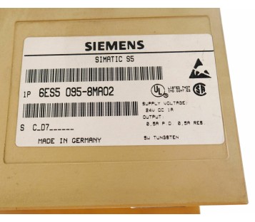 SIEMENS 6ES5 095-8MA02 6ES50958MA02 6ES5095-8MA02 s5-95u