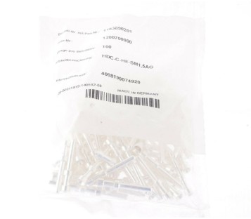 WEIDMULLER HDC-C-HE-SM1,5AG 1200700000 Crimp contacts HE ! 100PCS ! NEW ! 