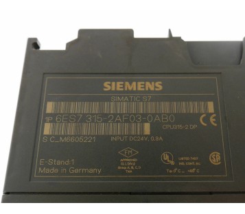 SIEMENS 6ES7 315-2AF03-0AB0 6ES7315-2AF03-0AB0 6ES73152AF030AB0