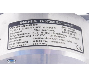 THALHEIM 315254 ITD. 61 A 4 1024 H NI H2SK12 M 30 DREHGEBER ! NEW ! 