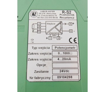 LABOR-ASTER R-S2 RS2 24VDC