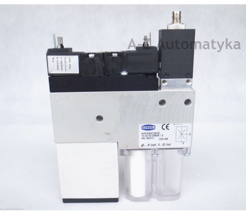 SCHMALZ: SCP20NCASVE 10.02.02.00626/3 + VS-V-A-PNP-S-M8 10.06.02.00070  ! NEW !