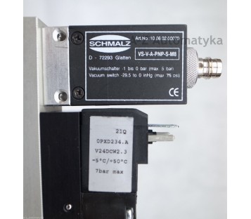 SCHMALZ: SCP20NCASVE 10.02.02.00626/3 + VS-V-A-PNP-S-M8 10.06.02.00070  ! NEW !