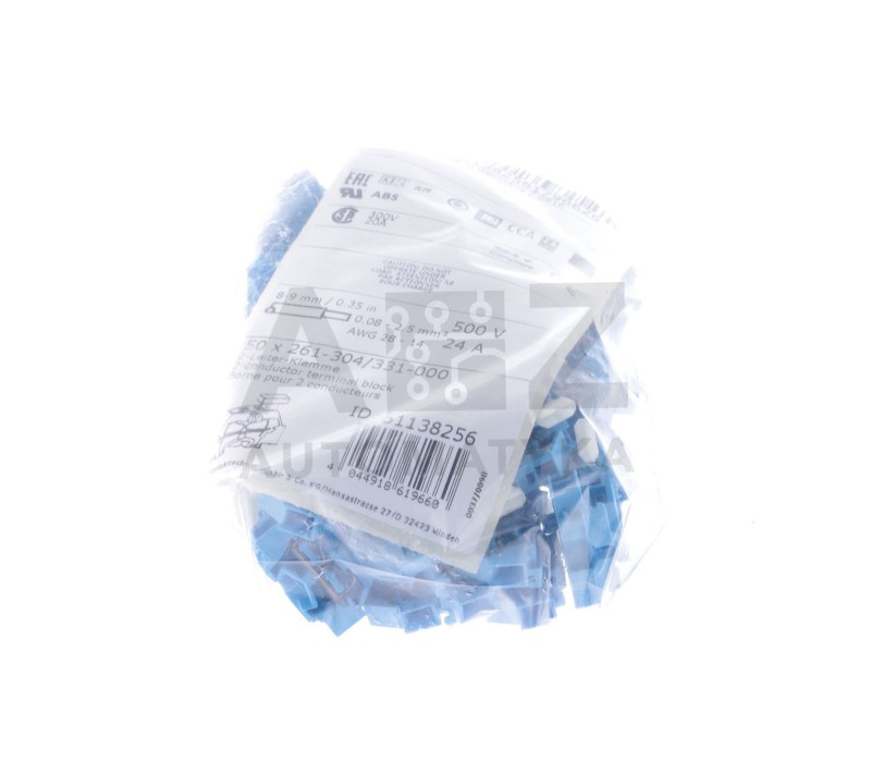 WAGO 261-304 261304 261-304/331-000 261304331000 2-conductor ! 100PCS ! NEW !