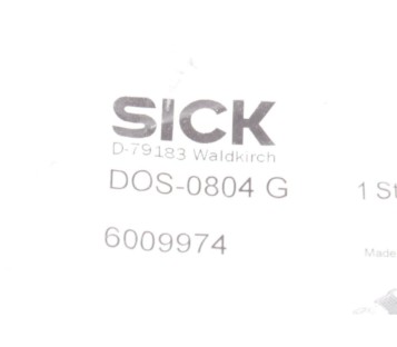 SICK DOS-0804 G 6009974  ! NEW ! 