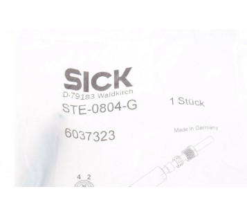 SICK STE-0804-G STE0804G 6037323 Male connector, M8, 4-pin, ! 2PCS  ! NEW ! 