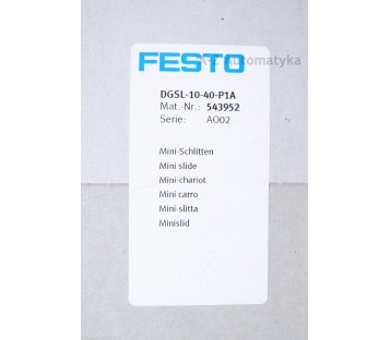 FESTO: DGSL-10-40-P1A  543952  MINI SLIDE ! NEW IN BOX !