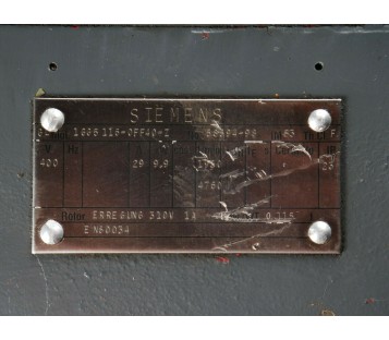 SIEMENS 1GG5116-0FF40-Z 1GG51160FF40Z + HUBNER GTB 9.06L/420 K