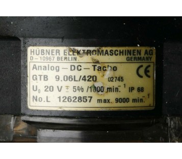BAUMULLER  GNA 112 LV GNA112LV 361533 + HUBNER GTB 9.06L/420 + 0DF 56-2 