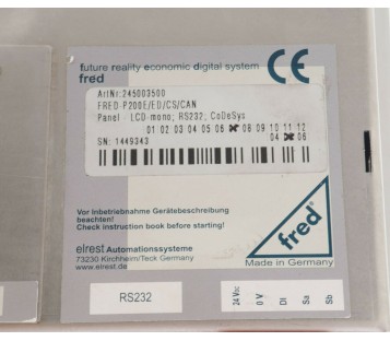 ELREST P200 FRED-P200E/ED/CS/CAN 245003500