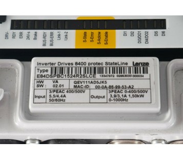 LENZE E84DSPBC1524R2SLCE 