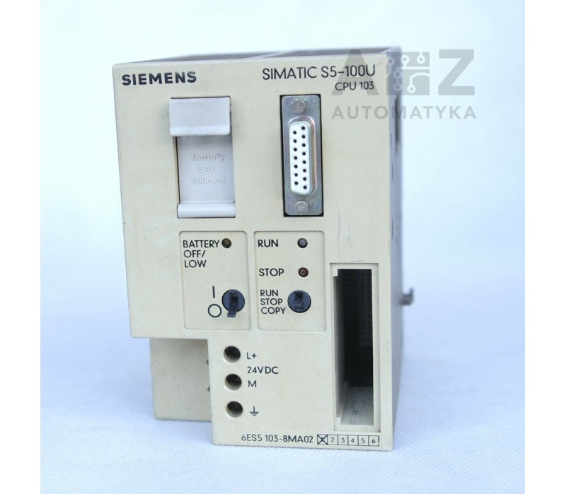 SIEMENS 6ES5 103-8MA02 S5-100U ( 6ES5103-8MA02 ) 6ES51038MA02