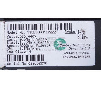 CONTROL TECHNIQUES 115DSC301HAAAA