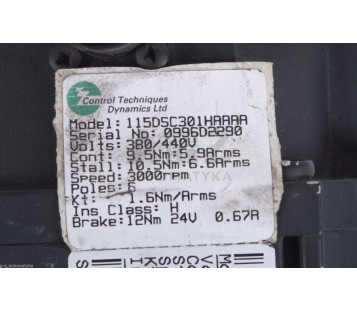 CONTROL TECHNIQUES 115DSC301HAAAA