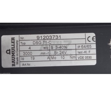 BAUMULLER  DSG 71-C DSG71-C DSG 71C DSG71C  91203731