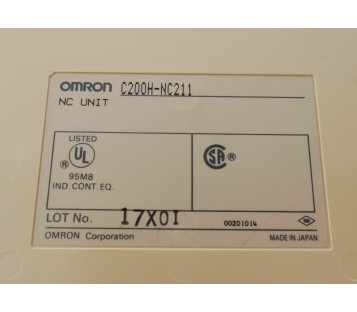 OMRON C200H-NC211 C200GNC21 NC UNIT