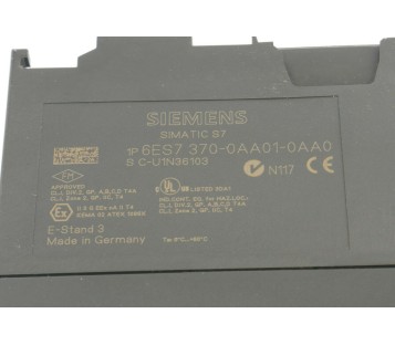 SIEMENS 6ES7 370-0AA01-0AA0 6ES73700AA010AA0 