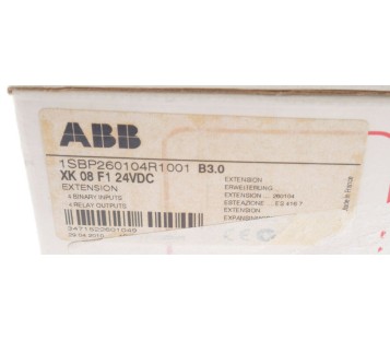 ABB XK08F1-B3.0 1SBP260104R1001 XK08F1B30  ! NEW ! 
