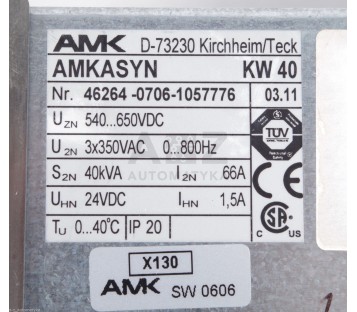 AMK AMKASYN KW 40 KW40 46264-0706-1057776 4626407061057776 03.11