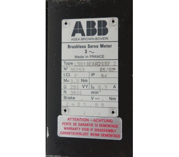 ABB BRUSHLESS SERVO MOTOR LS610EXR2007 Z 