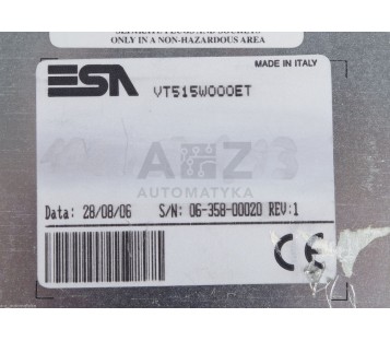 ESA OPERATOR PANEL VT515WOOOET VT515W000ET
