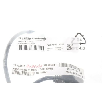 HONEYWELL HYPERION 1300G 1300G-2 + LEUZE BT WALLHOLDER HS65X8 ! NEW ! 