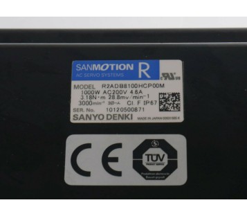 SANYO DENKI R2ADB8100HCP00M SANMOTION R 