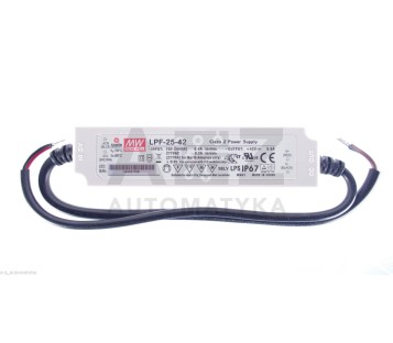 MEAN WELL LPF-25-42  LPF2542  42vdc 0,6A 600mA ! NEW !
