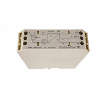 WEIDMULLER 116556 EMA/PT100/3 PT100 TO 0-20mA CONVERTER 