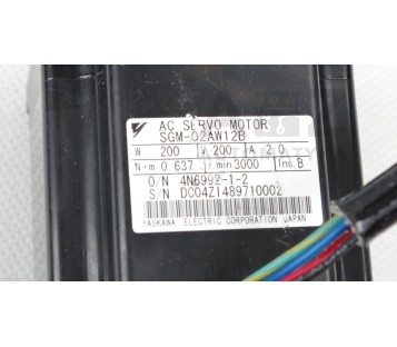 YASKAWA AC SERVO MOTOR SGM-02AW12B  SGM02AW12B ! NEW !