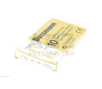 BUSSMANN FUSE 4A 500V 10,3 X 38 C10G4 !10PCS!  ! NEW !