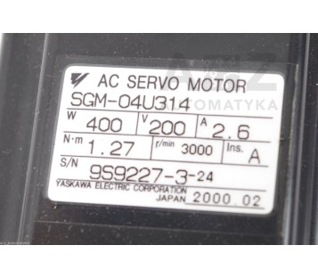 YASKAWA AC SERVO MOTOR SGM-04U314 SGM04U314