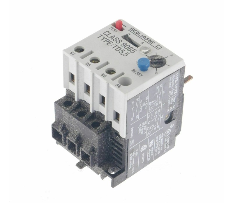 SQUARE D TD5,5 9065 TD55 5,5-8 Thermal Over Load Relay  ! new ! 