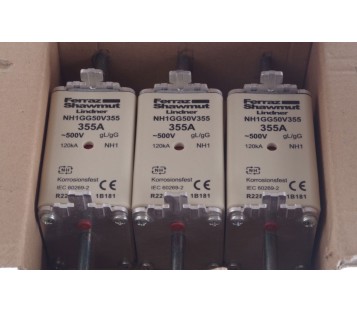 FERRAZ SHAWMUT LINDNER  NH1GG50V355 R228520C NH 1 355A 500V GG ! 3pcs ! new !